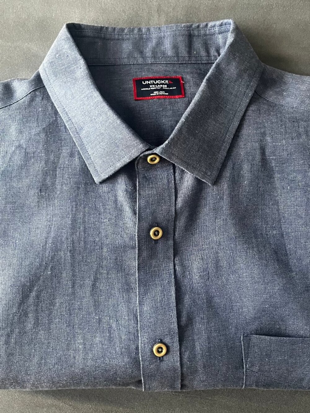 UNTUCKit - Wrinkle-Resistant Linen Short-Sleeve Cameron Shirt